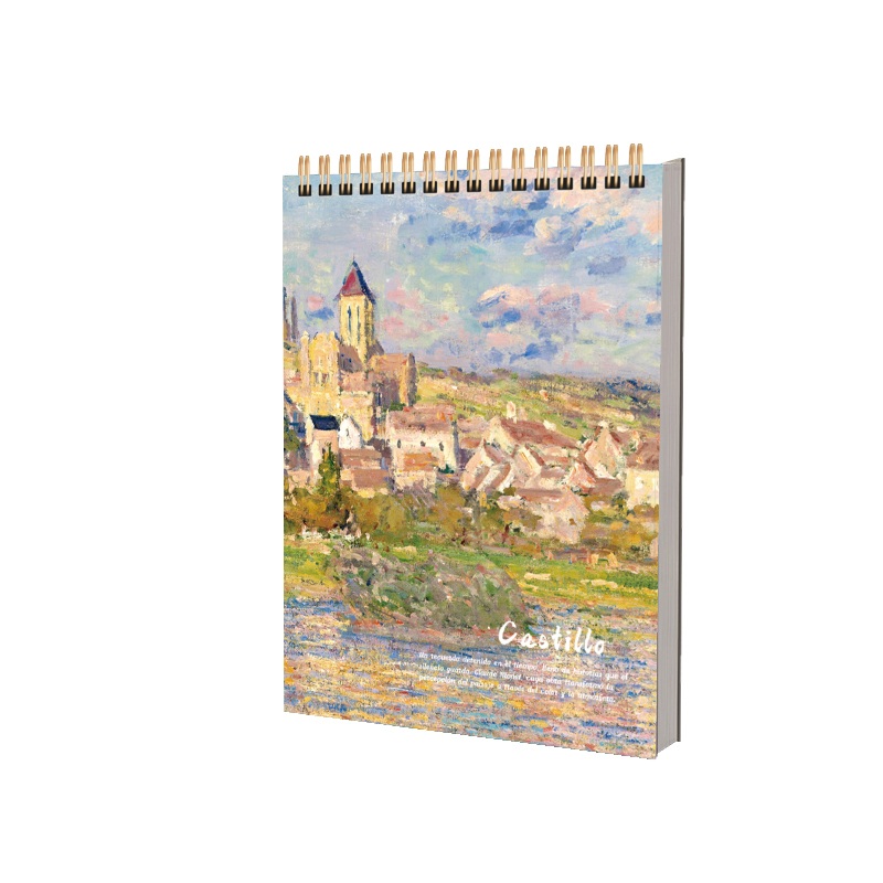 Monet Painting Cover Sketchbook