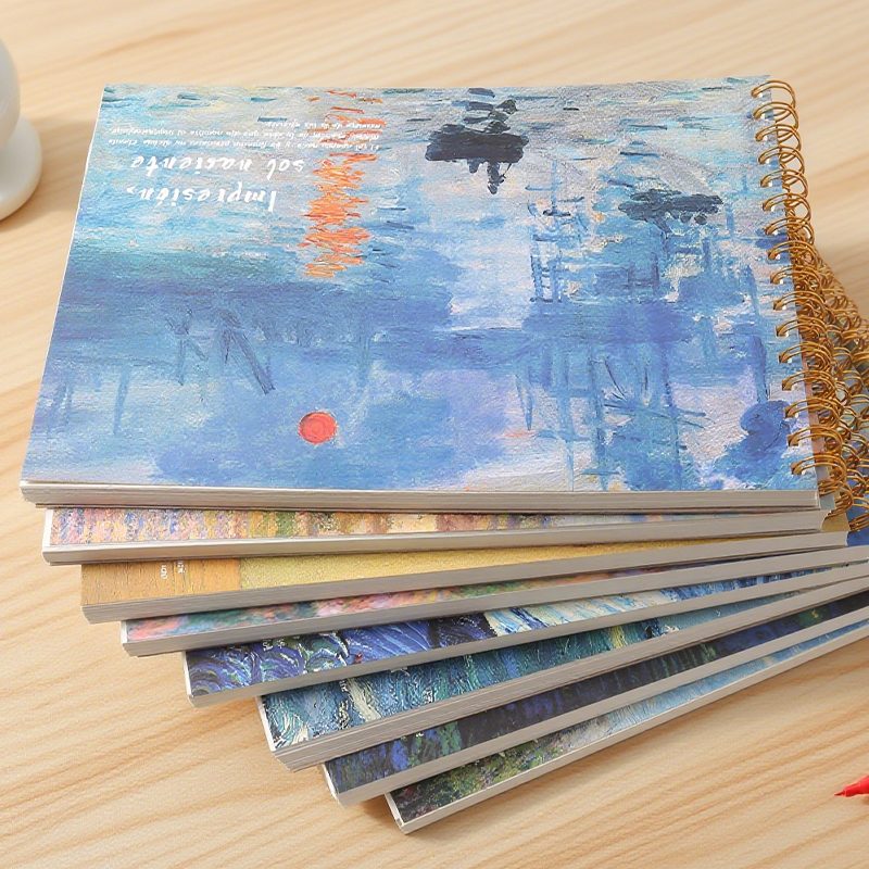 Monet Painting Cover Sketchbook