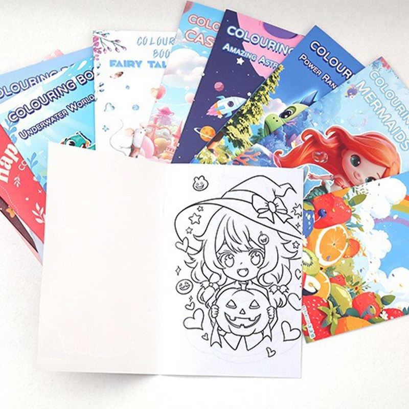 Staple Bound Kids Coloring Book